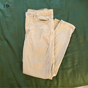 American Eagle Khaki High Rise Jeggings